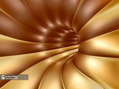 تصویر آسمان مجازی سه بعدی حفره طلایی 