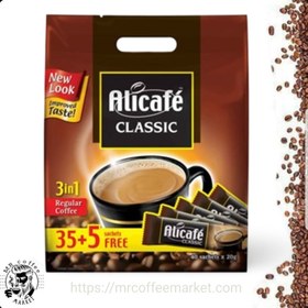 تصویر قهوه فوری علی کافه مدل کلاسیک 40 عددی Aliecafe regular coffee Classic 40