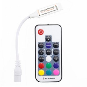 تصویر مینی درایور و کنترلر RGB - کنترل از راه دور RF-12A 