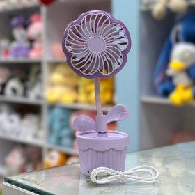 تصویر پنکه طرح گلدان 