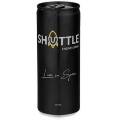 تصویر نوشیدنی انرژی زا شاتل حجم ۵۰۰ میلی لیتر 