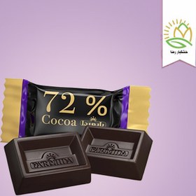 تصویر شکلات تلخ 72% 