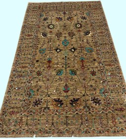 تصویر فرش دستبافت 6متری پشم دستریس نقش افشان سلطان اباد رنگ گیاهی کد 0500212 Handmade 6m carpet,Hand-kiited wool,Afshan design by sultanabad,Organic dyes,code 0500212