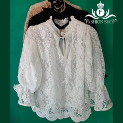 تصویر شومیز مدل رز - سفید / سایز 2 (40) 