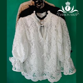 تصویر شومیز مدل رز - سفید / سایز 2 (40) 