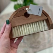 تصویر برس و خاک انداز دسته چوبی تاپ هوم 