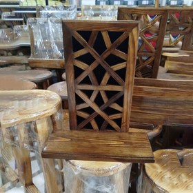 تصویر شلف چوبی 