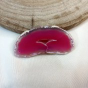 تصویر ژئود عقیق صورتی سلیمانی Pink agate geode