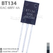 تصویر ترایاک BT134-600E TERANSISTOR TRIAC BT134-600E