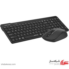 تصویر کیبورد و موس بی سیم a4tech مدل FG2300 keyboard & mouse wireless kb a4tech fg2300