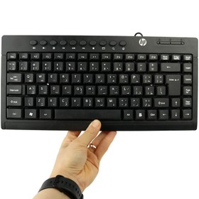 تصویر کیبورد اچ‌پی مدل K600 MINI با سیم 