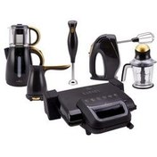 تصویر ست جهیزیه الکترونیکی برقی مجموعه BLACKGOLD اورجینال کاراجا Karaca 