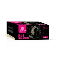 تصویر هات چاکلت دارک نیوشا ۲۰ عددی Newsha Dark Hot Chocolate 20 Sticks