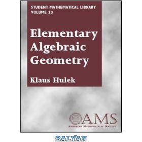 تصویر دانلود کتاب Elementary algebraic geometry هندسه جبری ابتدایی