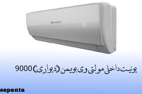 تصویر یونیت داخلی مولتی وی بویمن (دیواری) به ظرفیت 9000 