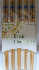 تصویر چاپستیک چوبی (Chopsticks) ۱۰ جفتی 