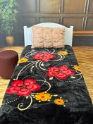 تصویر پتو 1نفره 2.20*1.60 زمستانه نرمین طرح 3 رنگ 35 پلی استر 2.200کیلوگرمی 