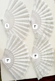 تصویر بادبزن پارچه ای 