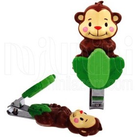 تصویر ناخنگیر نوزادی طرح میمون ساسی Sassy 