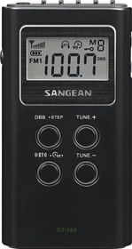 تصویر رادیو جیبی Sangean DT-180 AM / FM ا Sangean DT-180 AM / FM Pocket Radio BLACK Sangean DT-180 AM / FM Pocket Radio BLACK