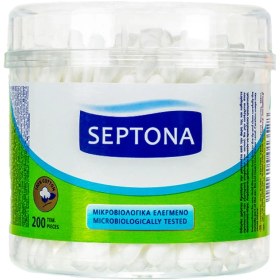 تصویر گوش پاک کن سپتونا مدل Septona Cotton Buds 200pcs Septona Cotton Care 200pcs