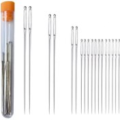 تصویر ست سوزن خیاطی دستی چشم درشت بسته 18 عددی در 4 سایز Manual Sewing Needle