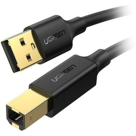 تصویر کابل پرینتر USB 2.0 یوگرین مدل US135-20846 طول 1 متر Ugreen USB 2.0 AM To BM Print Cable US135-20846