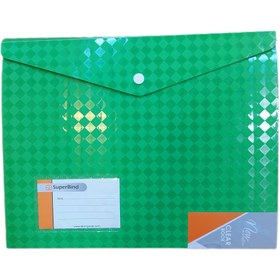 تصویر کلیر بوک طرح دایموند ۱۰ برگ دکمه دار 