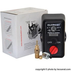 تصویر کلید اتوماتیک پمپ آب 11-2 بار ترک المنت ELT 2-11