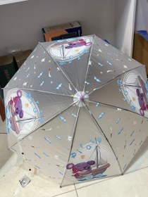 تصویر چتر فانتزی مات بچگانه - گوزن شمالی 