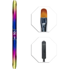 تصویر قلم کاشت ژل ناخن زبان گربه ای شماره 8 لوکسی Luxi Cat Tounge Pen 8