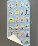 تصویر حوله باشگاهی ( زیرانداز باشگاهی ) طرح fitness 