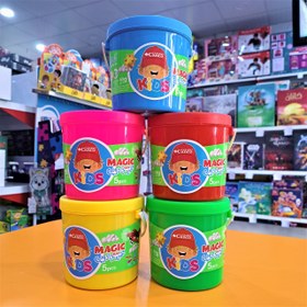 تصویر خمیر کلی سطلی ۵ رنگ کنکو – کد ۵۵۹۸ 