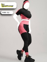 تصویر ست نیم تنه لگ ورزشی زنانه Nike کد 008 ا Nike womens sports bra set code 008 Nike womens sports bra set code 008