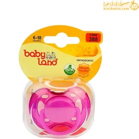 تصویر پستانک ارتودنسی بی بی لند نوزادان 6 تا 18 ماه کد 388 Baby Land Orthodontic Pacifier Code 388 For 6-18 Months