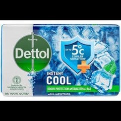 تصویر صابون آنتی‌باکتریال دتول DETTOL مدل خنک نعنایی حجم 100بسته 6 عددی 