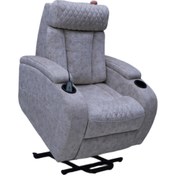 تصویر مبل ریلکسی تک نفره لیزی بوی مدل TV با جالیوانی Lazy Boy single Seater TV Recliner Sofa with Cup Holder