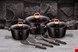 تصویر سرویس قابلمه کفگیر ملاقه 10 پارچه برلینگر هاوس مجارستان BerlingerHaus 10-PIECE COOKWARE SET BERLINGER HAUS BH/6154 BLACK ROSE COLLECTION 