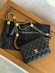 تصویر کیف زنانه برند شنل مدل زنجیر سکه ای CHANEL