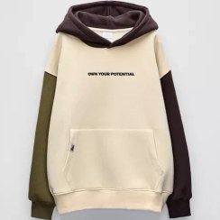 تصویر هودی پسرانه زارا COLOUR BLOCK HOODIE 