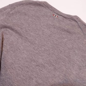 تصویر بافت یقه گرد نازک اورجینال 