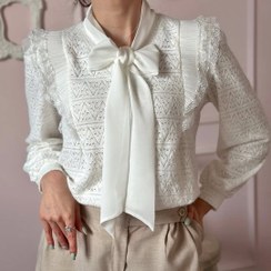 تصویر شومیز گیپور مدل مجلسی کد 00323004 