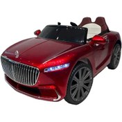 تصویر ماشین شارژی بنز میباخ مدل S680 چهارموتوره لاستیک اسفنجی 