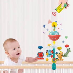 تصویر آویز بالای تخت کودک طرح حیوانات 