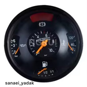 تصویر آمپر 4 گانه بنز مایلر combination meter black