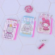 تصویر دفترچه نقاشی الماسی 3D طرح سانریو(10 طرح متنوع) 