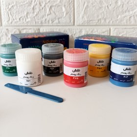 تصویر گواش ۶رنگ نقش 