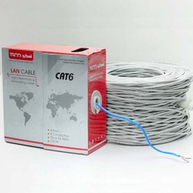 تصویر کابل شبکه Cat6 تسکو مدل 1610 UTP طول 100 متر ا Tsco 1610 Cat6 cable 100M Tsco 1610 Cat6 cable 100M
