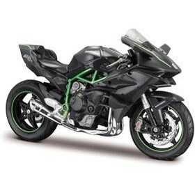 تصویر مدل خودرو سفید مردانه و زنانه ماکت 1:12 Kawasaki Ninja H2 R موتور سیکلت Maisto 