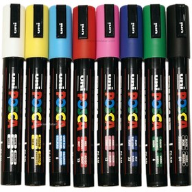 تصویر ماژیک اکرلیک 8 رنگ مدل POSCA 
